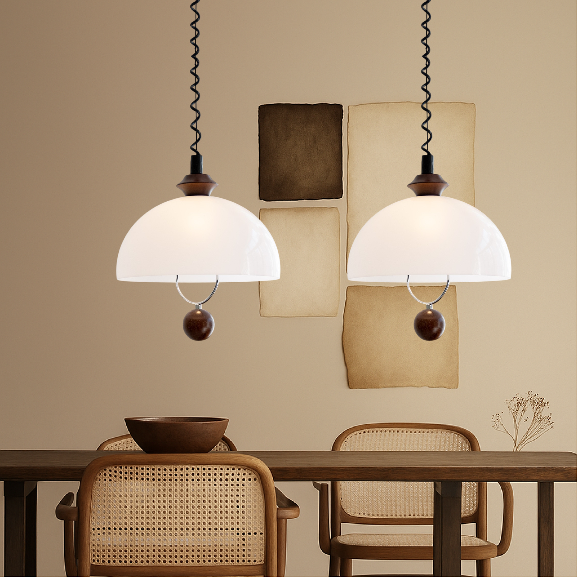 Starožitná Závěsná Lampa s Nastavitelnou Výškou – Rustikální Design pro Obývací Pokoj a Jídelnu, Železo, LED E27 3