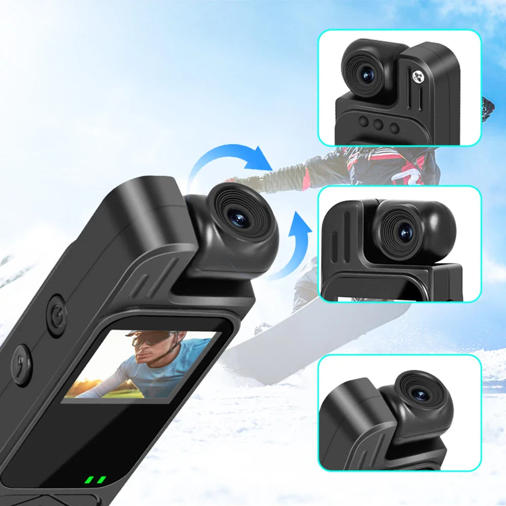 1080P HD mini kamera s 1,3palcovou obrazovkou a infračerveným nočním viděním - přenosný videorekordér 2