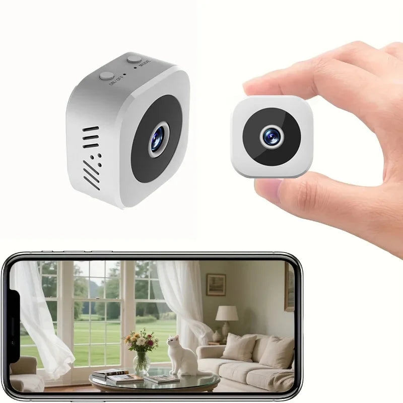 1080P Mini bezpečnostní kamera s WiFi a nočním viděním – Bezdrátový dohled s detekcí pohybu 0