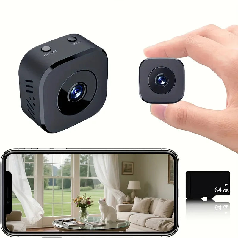 1080P Mini bezpečnostní kamera s WiFi a nočním viděním – Bezdrátový dohled s detekcí pohybu 7