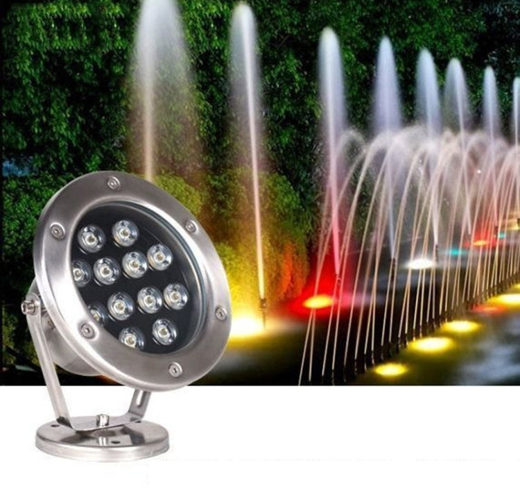 24W vodotěsné LED podvodní světlo z nerezové oceli pro bazény a fontány – IP68, energeticky úsporné a odolné 2