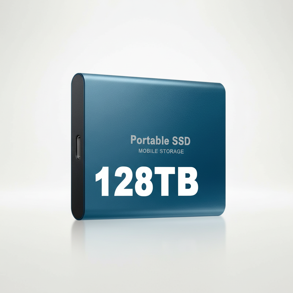 2TB externí SSD disk s USB 3.1 a USB-C – kompaktní přenosný SSD disk pro rychlý přenos dat 3