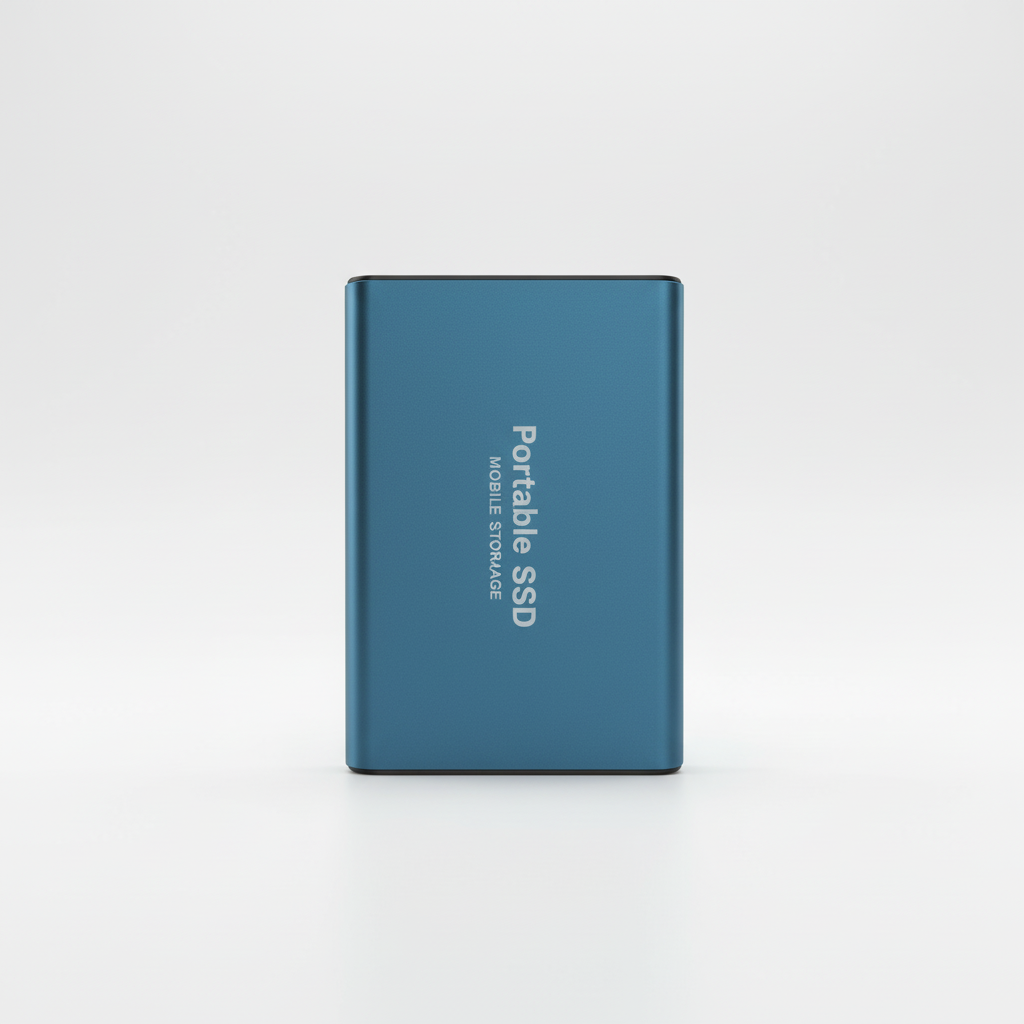 2TB externí SSD disk s USB 3.1 a USB-C – kompaktní přenosný SSD disk pro rychlý přenos dat 4