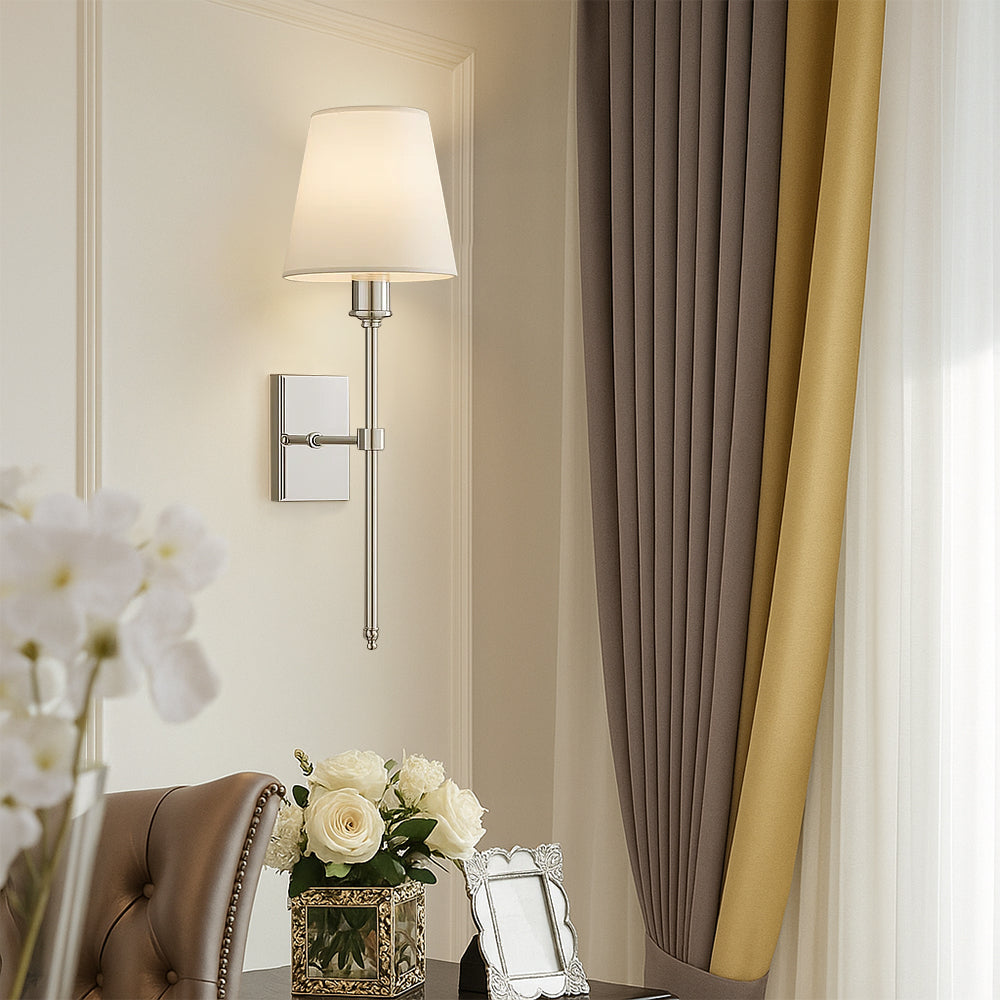 (2 kusy) Drátová nástěnná lampa – stylová sada lamp pro osvětlení nad zrcadlem nebo postelí 7