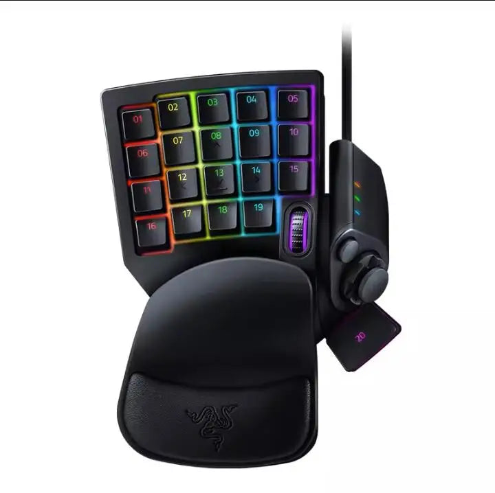 32klávesová programovatelná herní klávesnice s RGB podsvícením – kompaktní mechanicko-membránová spínačová klávesnice 1