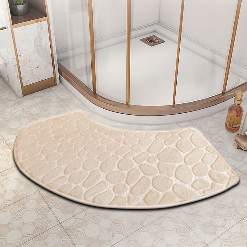 3D protiskluzová sametová podložka do koupele s rychleschnoucím povrchem z mikrovlákna 4