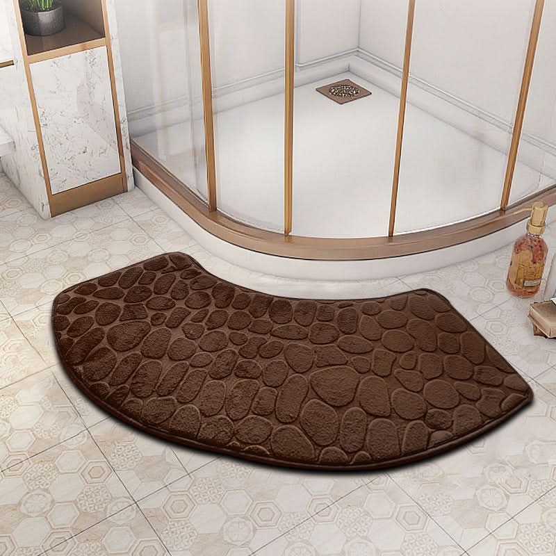 3D protiskluzová sametová podložka do koupele s rychleschnoucím povrchem z mikrovlákna 5
