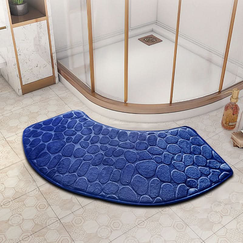 3D protiskluzová sametová podložka do koupele s rychleschnoucím povrchem z mikrovlákna 6