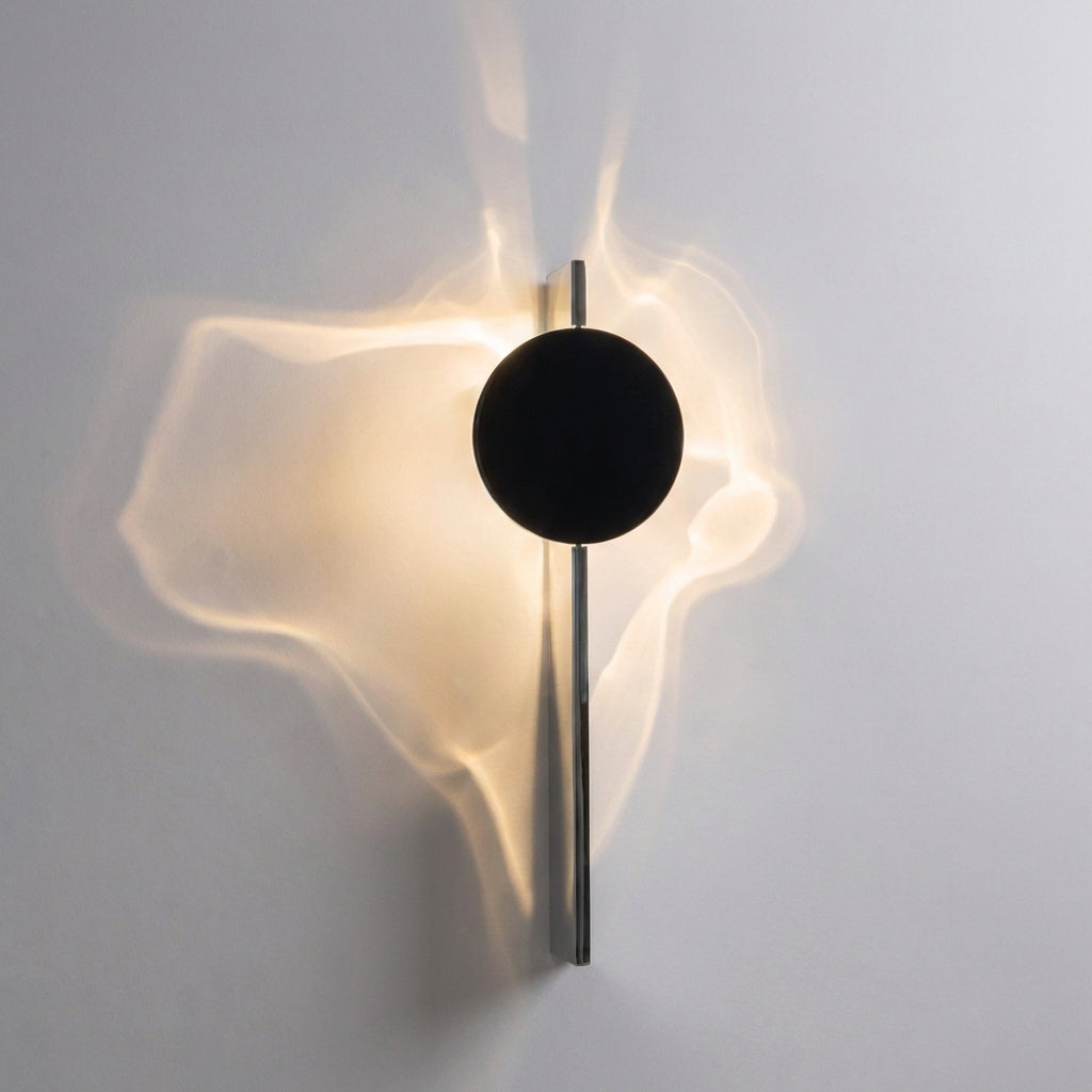 Abstraktní nástěnná lampa s integrovaným LED osvětlením – sochařský kovový design pro jedinečné vzory stínů 5