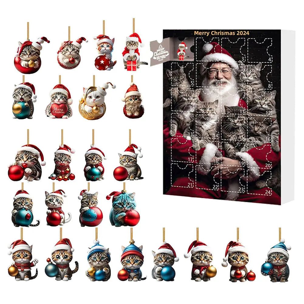 Adventní kalendář pro jezevčíky 2024 – 24 dní do Vánoc s veselými postavičkami pro milovníky psů 6