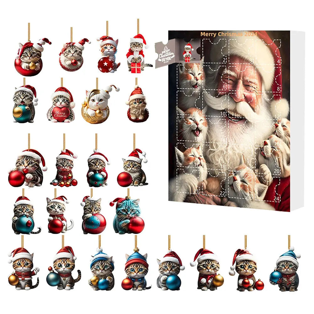 Adventní kalendář pro jezevčíky 2024 – 24 dní do Vánoc s veselými postavičkami pro milovníky psů 8