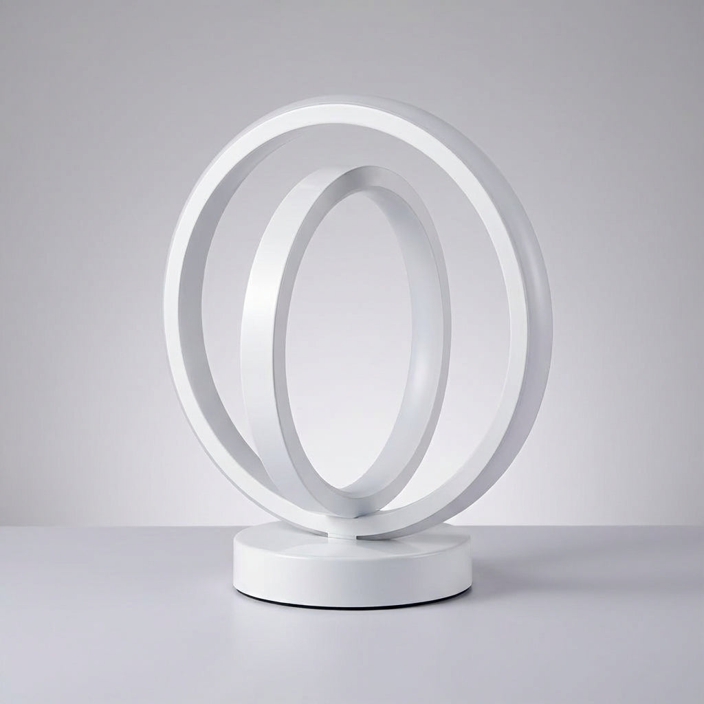 Akcentová Lampa s Nastavitelným Jasem a USB Napájením – Moderní Kulatý Design 24 cm 0