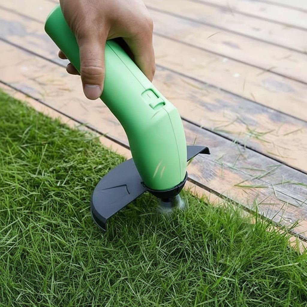 Aku sekačka na trávu s ergonomickou rukojetí a nastavitelným designem, ideální pro snadnou a efekt 2
