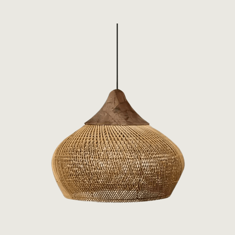 Atmosférická lampa z přírodního ratanu 1