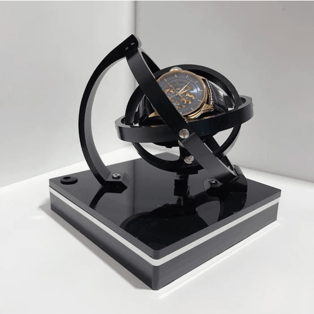 Automatický natahovač hodinek s elegantním displejem – luxusní, kompaktní a tichý rotační motorový mechanismus 0
