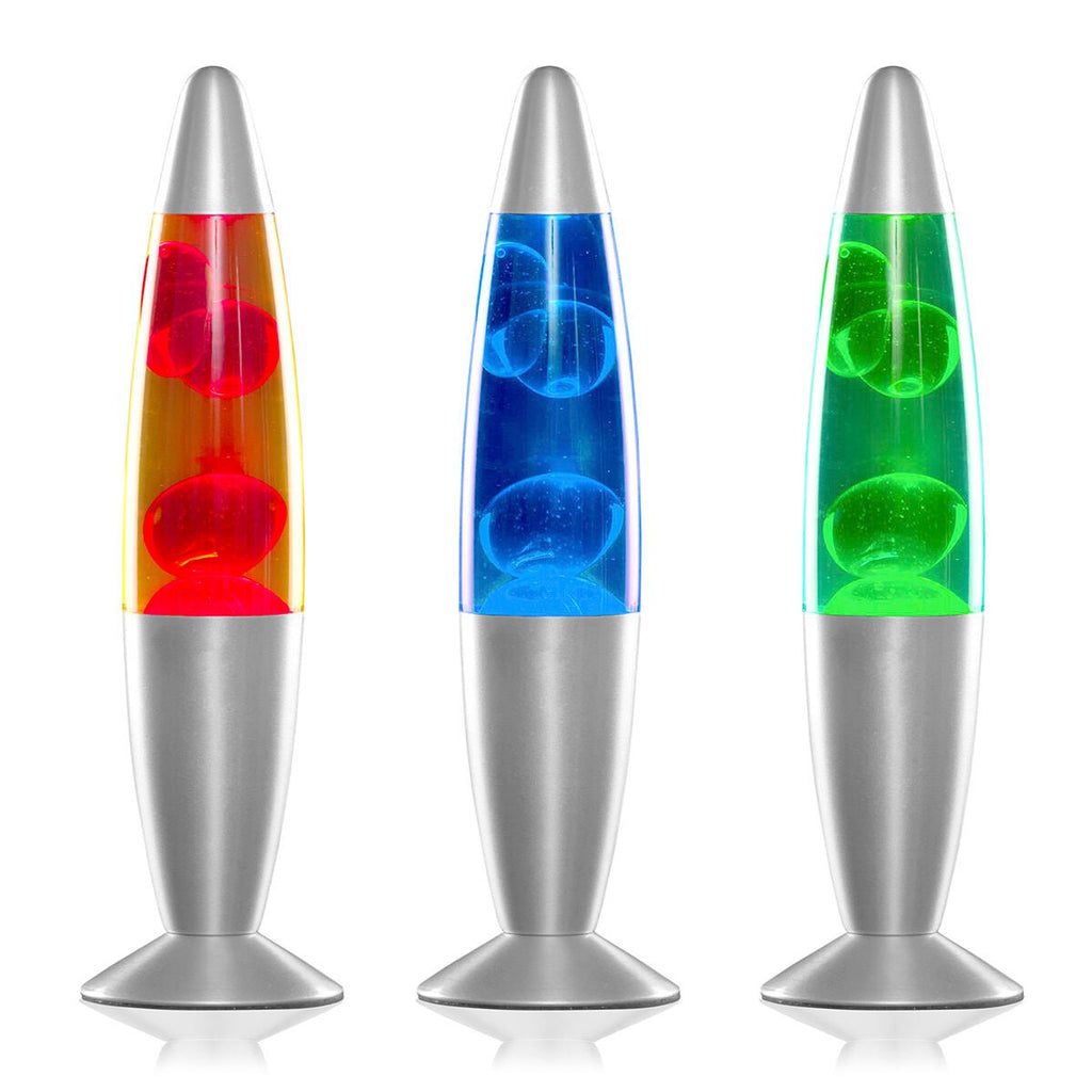 Barevná LED lávová lampa pro relaxaci a dekoraci domova – červená, zelená, modrá 4