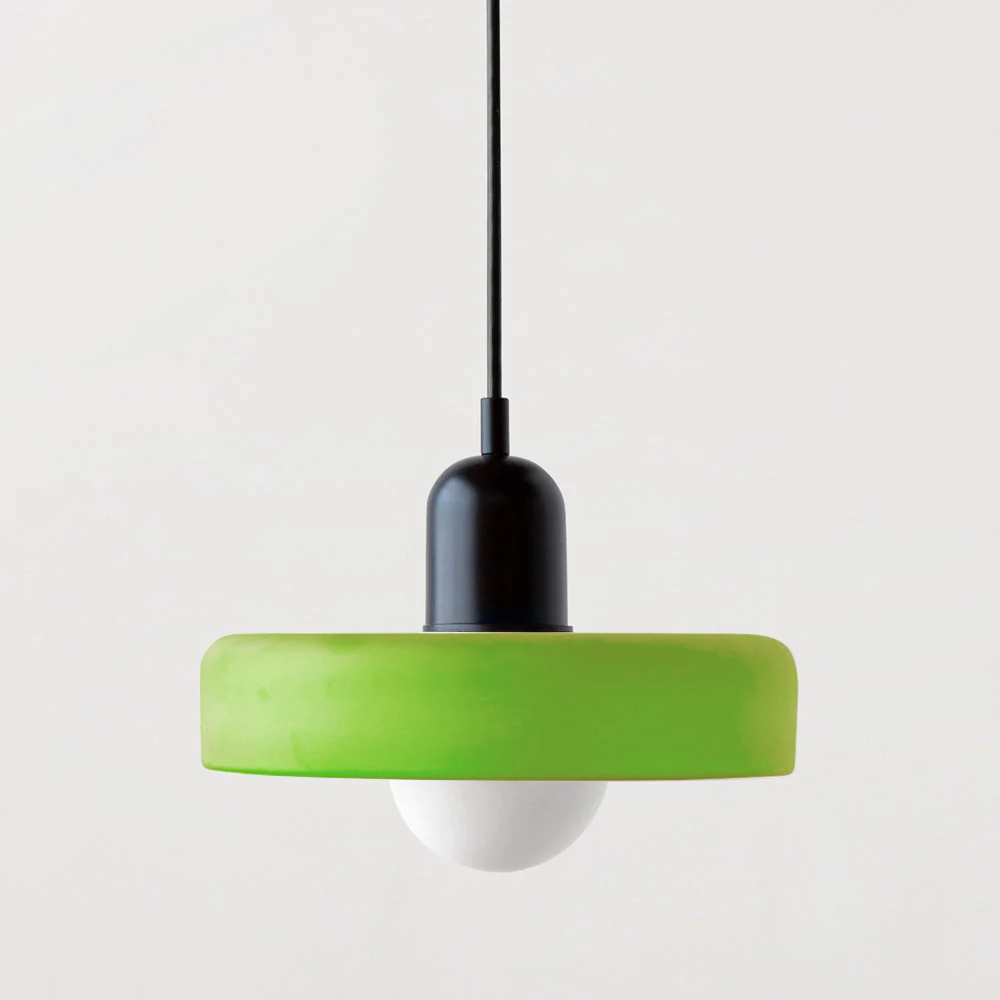 Barevná závěsná lampa Bauhaus s nastavitelným kabelem – lampa do obývacího pokoje a na stole, moderní design, sklo a kov 15