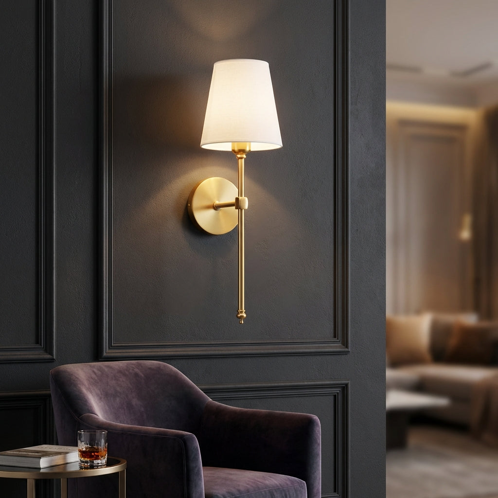 Bezdrátová LED nástěnná lampa s dálkovým ovládáním, nastavitelné osvětlení, elegantní design, sada 2 kusů 1