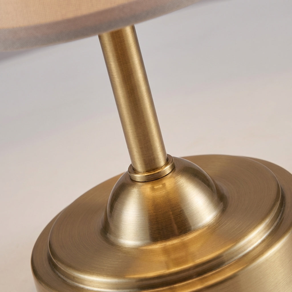 Bezdrátová LED stmívačová stolní lampa – retro design s křišťálovými akcenty 3