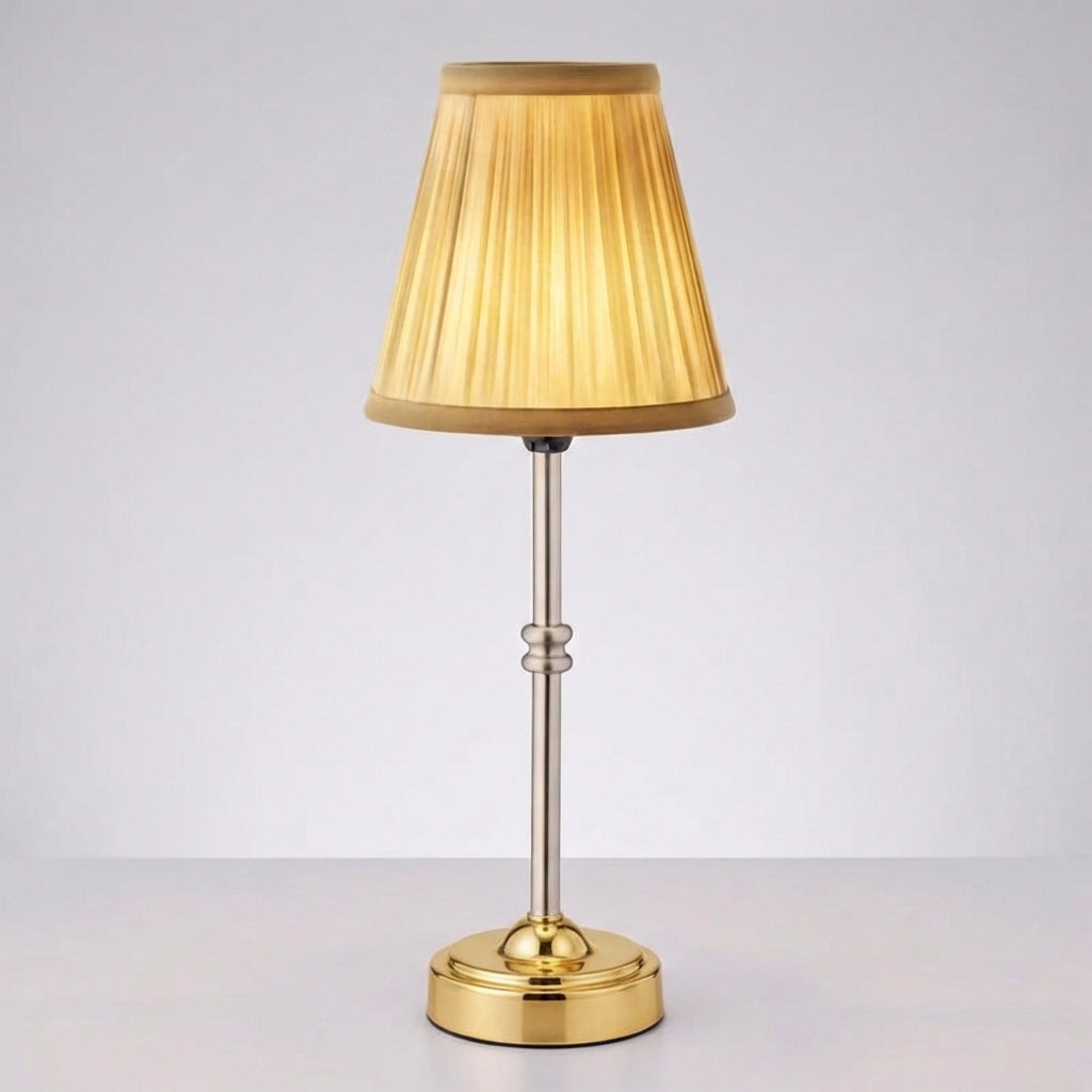 Bezdrátová LED stmívačová stolní lampa – retro design s křišťálovými akcenty 4
