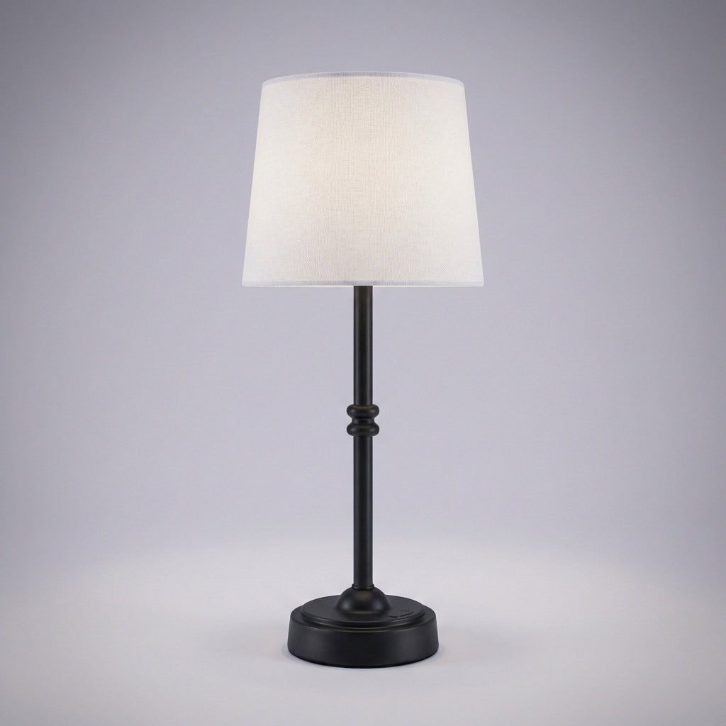 Bezdrátová LED stmívačová stolní lampa – retro design s křišťálovými akcenty 5