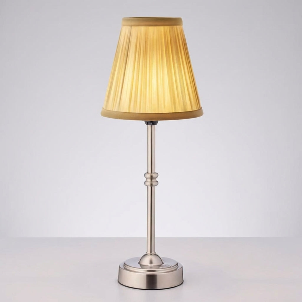 Bezdrátová LED stmívačová stolní lampa – retro design s křišťálovými akcenty 6