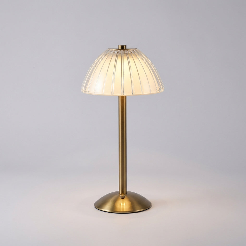 Bezdrátová LED stolní lampa s dotykovým senzorem a stmívatelným světlem – bezdrátový design inspirovaný křišťály 1