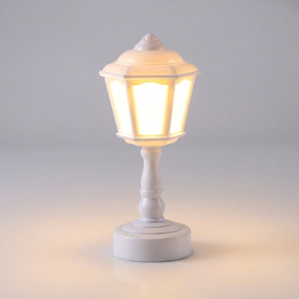 Bezdrátová LED stolní lampa ve vintage stylu s teplým světlem a kompaktním designem 0