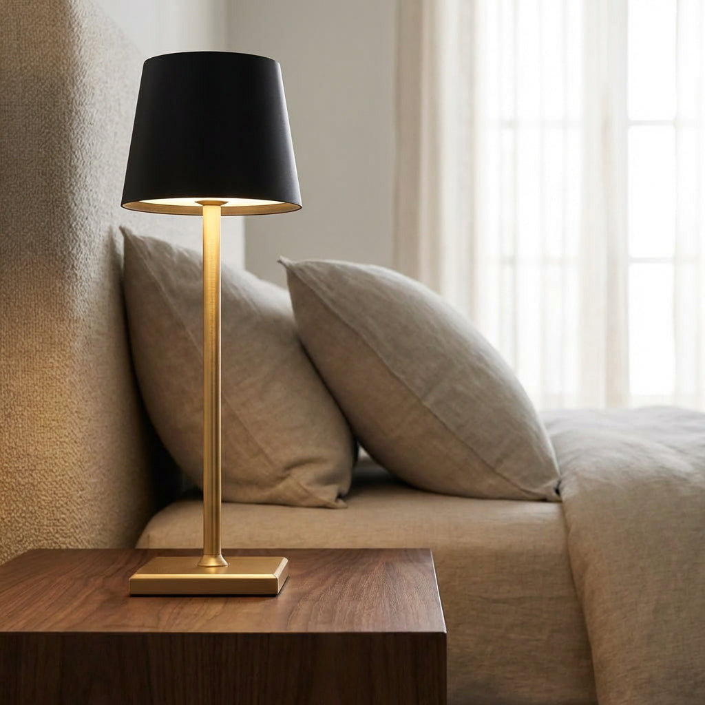 Bezdrátová Stolní Lampa s Dimmable Funkcí a Vodotěsnou Hliníkovou Konstrukcí – Ideální pro Terasu a Interiér 1