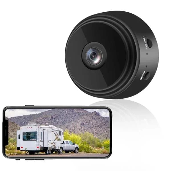 Bezdrátová couvací kamera Full HD s detekcí pohybu a 360° otočným držákem – Voděodolná kamera do auta 0
