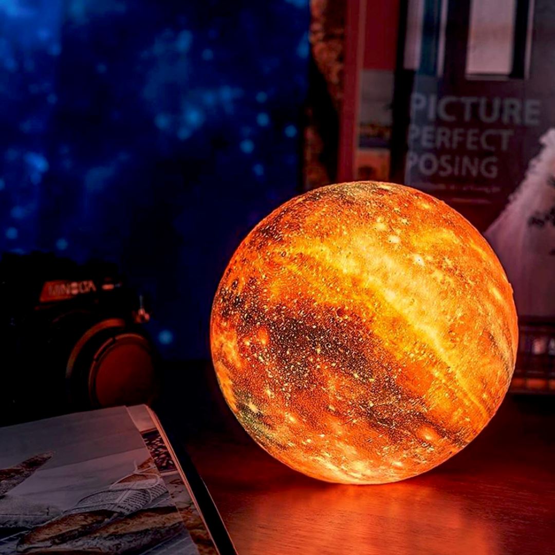Bezdrátová kosmická atmosféra Měsíční lampa 1