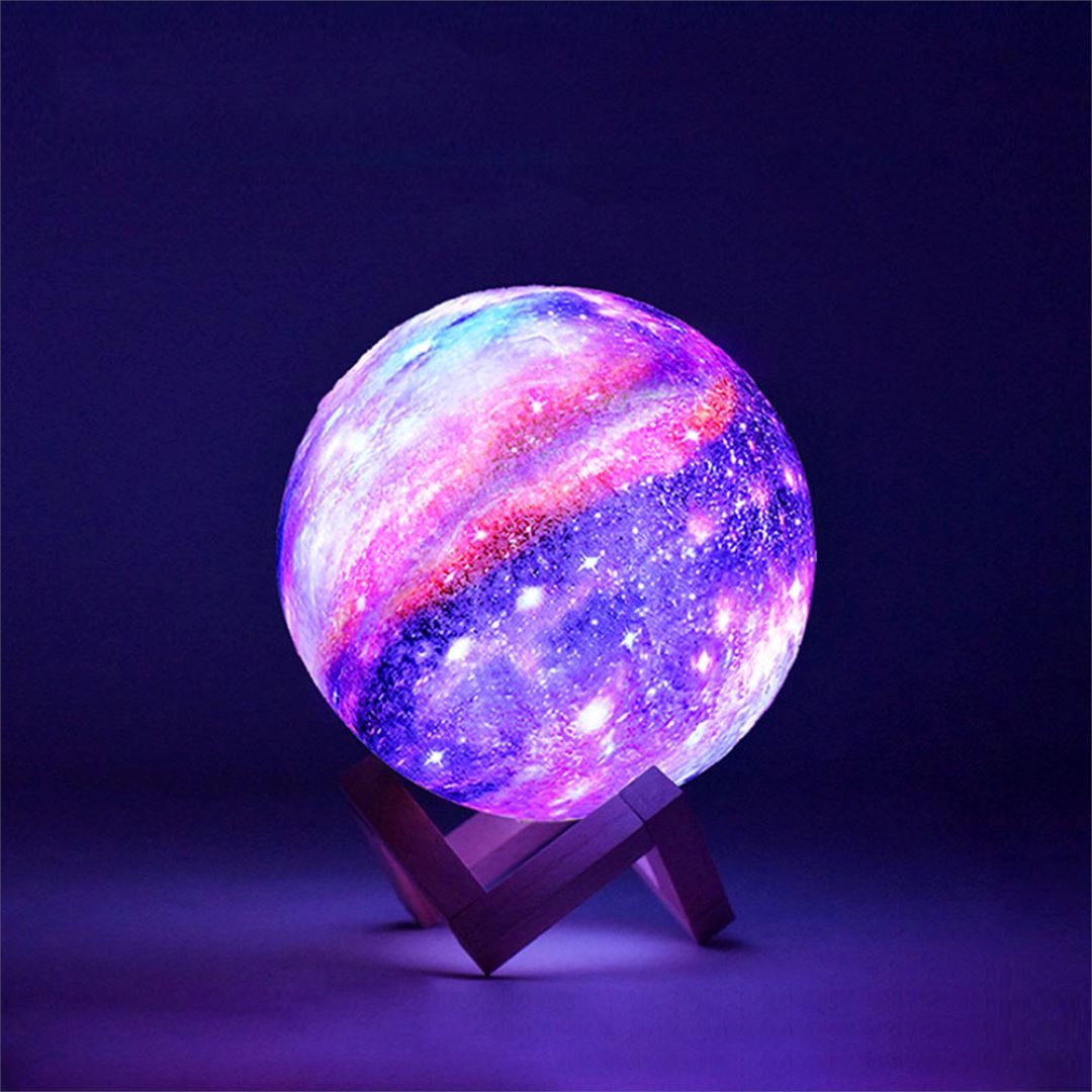 Bezdrátová kosmická atmosféra Měsíční lampa 8