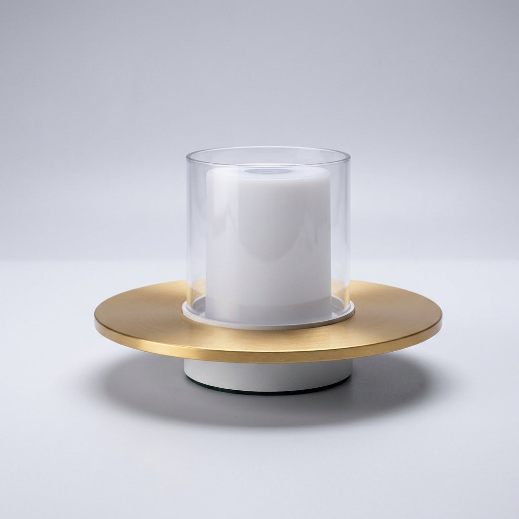 Bezdrátová stolní lampa s bezdotykovým indukčním ovládáním – moderní design z kovu a plastu 0