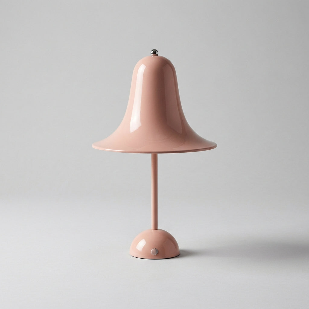 Bezdrátová stolní lampa s dotykovým ovládáním a nabíjením přes USB – moderní zvonkový design v černé barvě 2