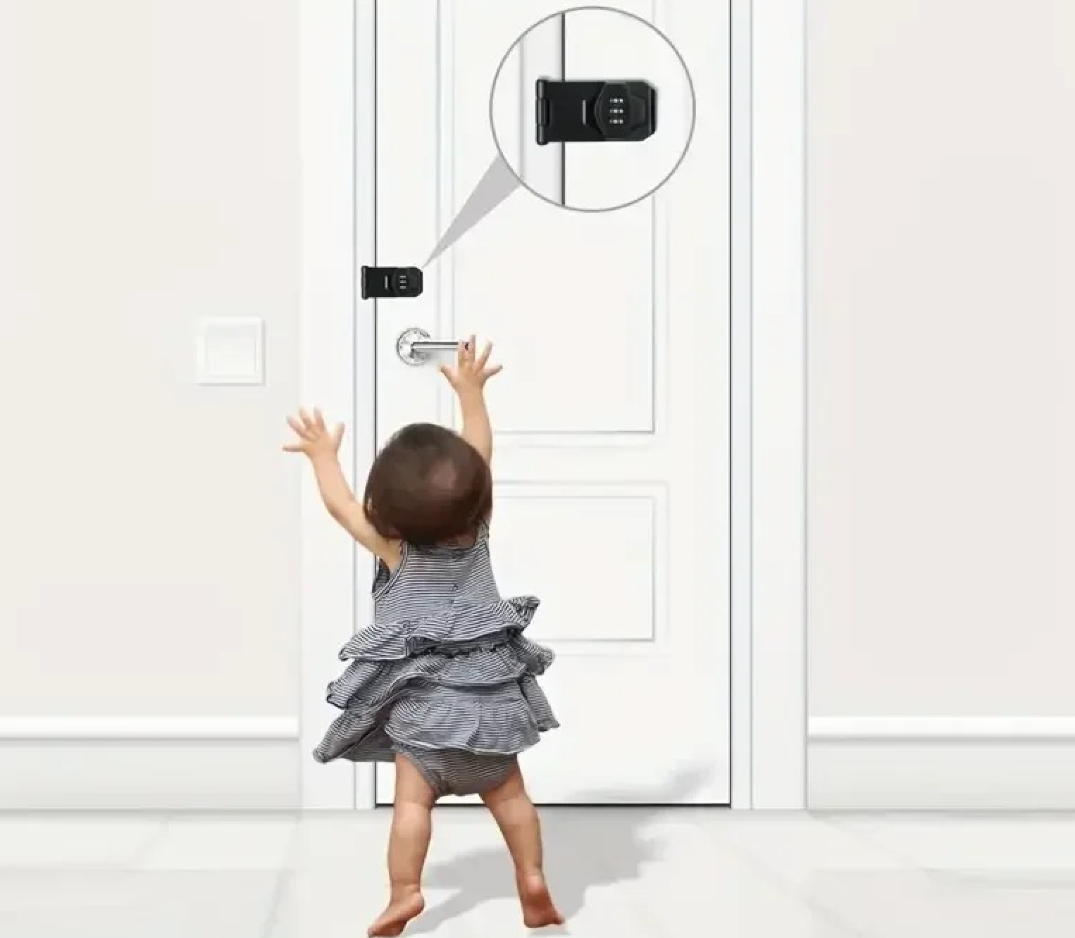 Bezklíčový zinkový a železný kombinační zámek – odolné a pohodlné bezpečnostní řešení 1