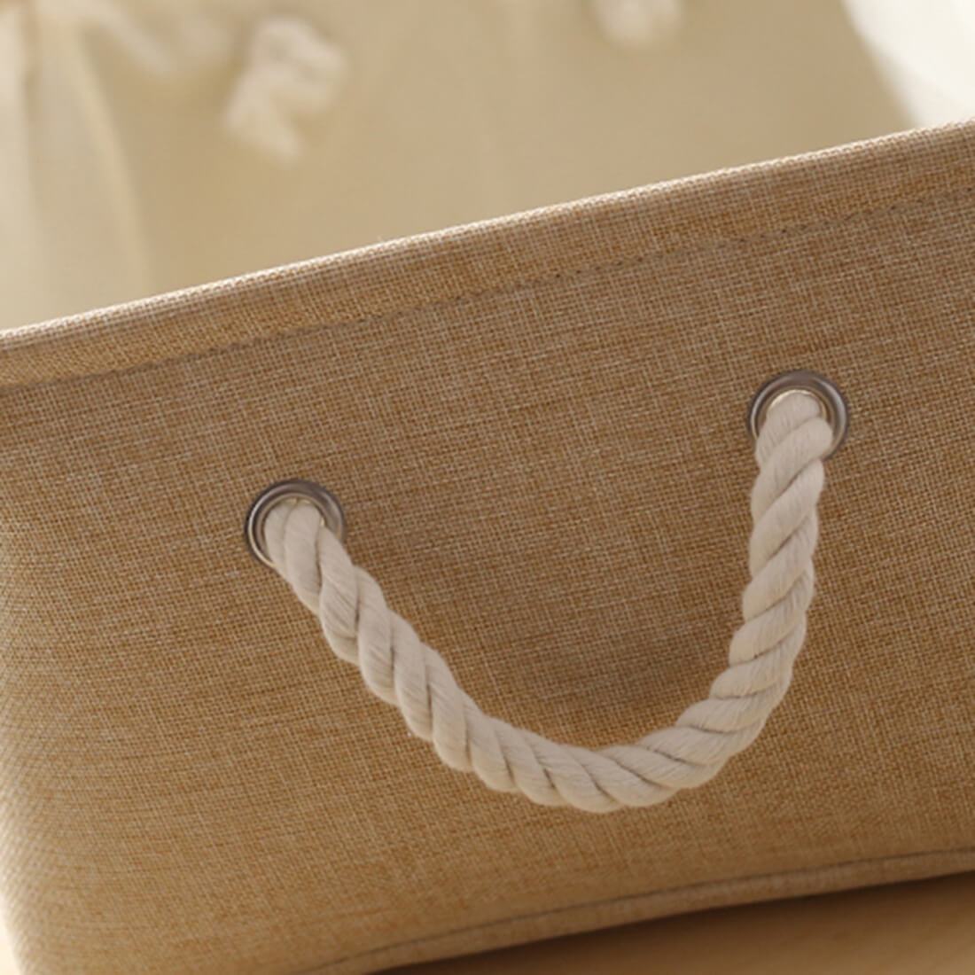 Béžová úložná krabice – odolné materiály, různé velikosti pro organizaci domácnosti 4