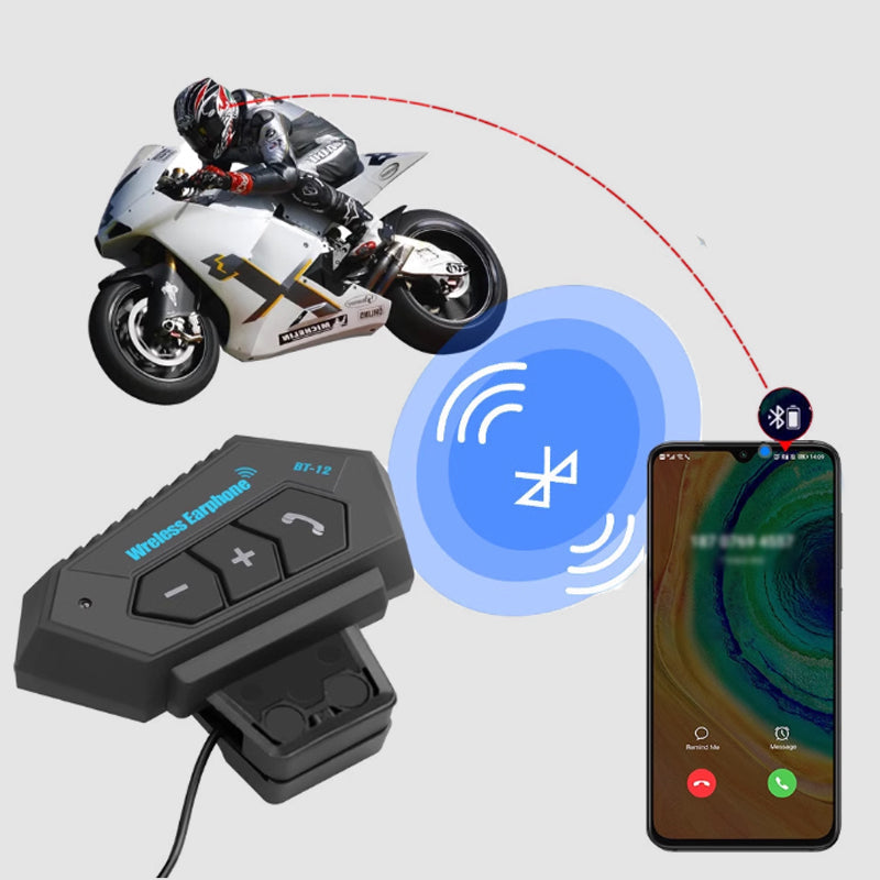 Bluetooth sluchátka do motocyklové helmy s potlačením hluku a dlouhou výdrží baterie – handsfree komunikace pro motocyklisty 1