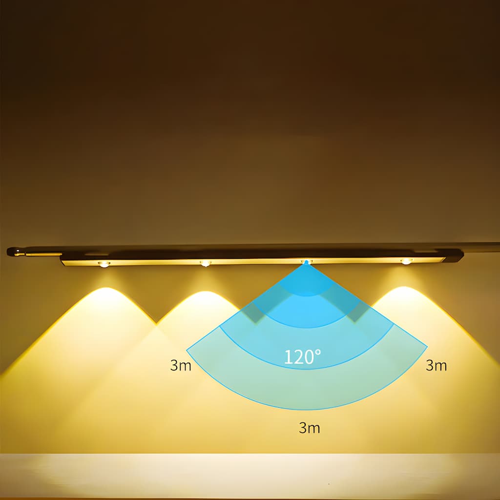 Chytrá LED lampa s pohybovým senzorem – bezdrátová, stmívatelná se třemi barvami světla 3
