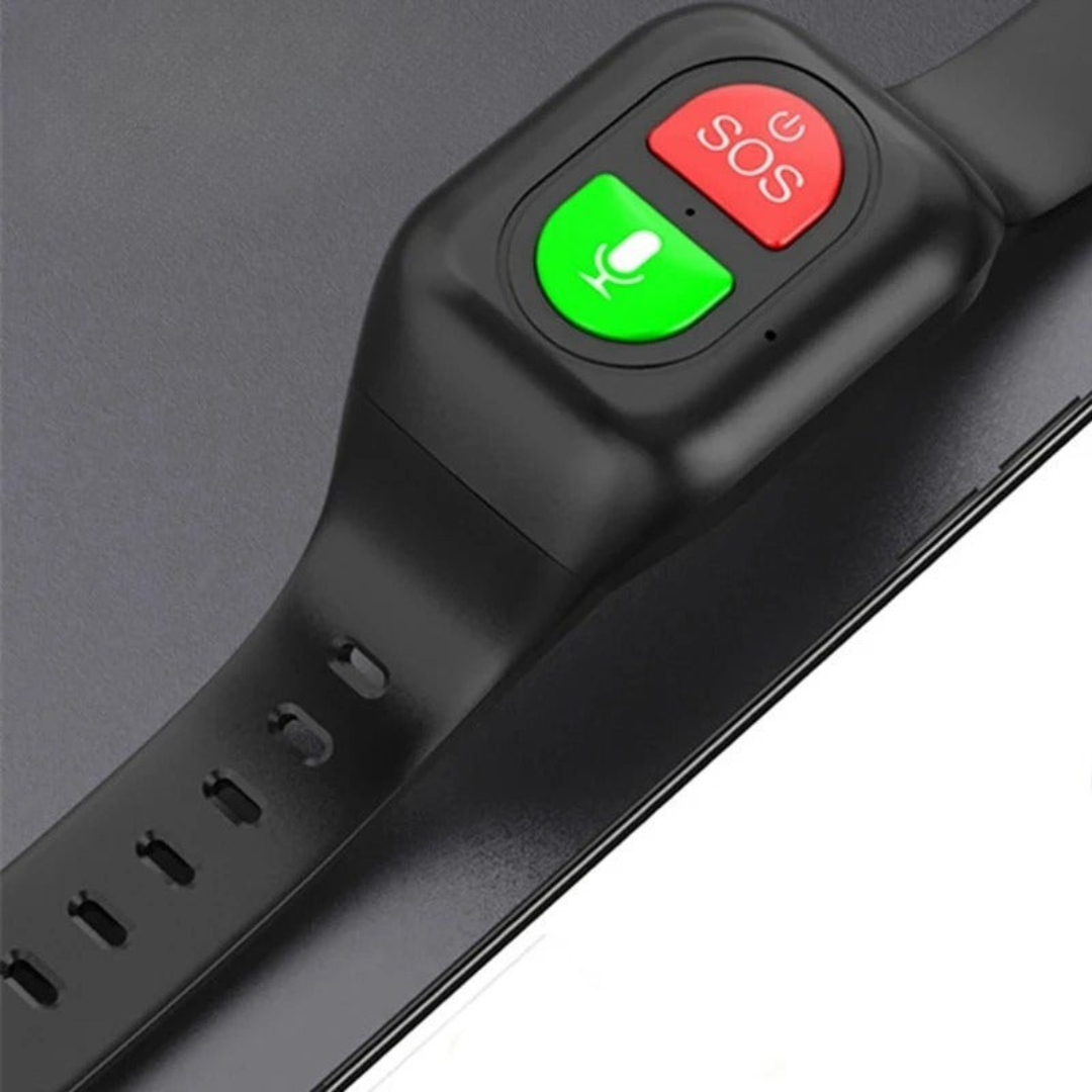 Chytré hodinky 4G GPS pro seniory s monitorováním zdraví a tlačítky SOS 3