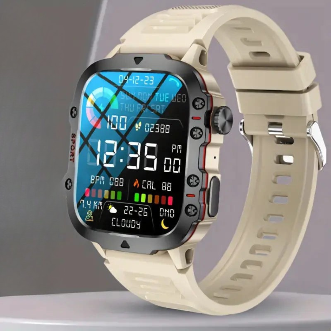 Chytré hodinky pro venkovní použití se sledováním zdraví a sportu – odolná konstrukce, více než 100 sportovních režimů 1