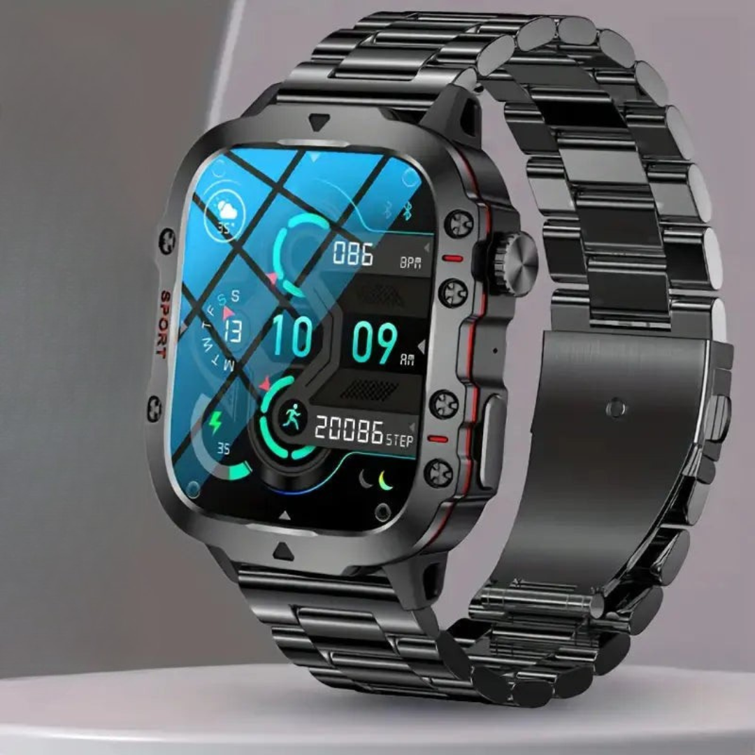 Chytré hodinky pro venkovní použití se sledováním zdraví a sportu – odolná konstrukce, více než 100 sportovních režimů 2