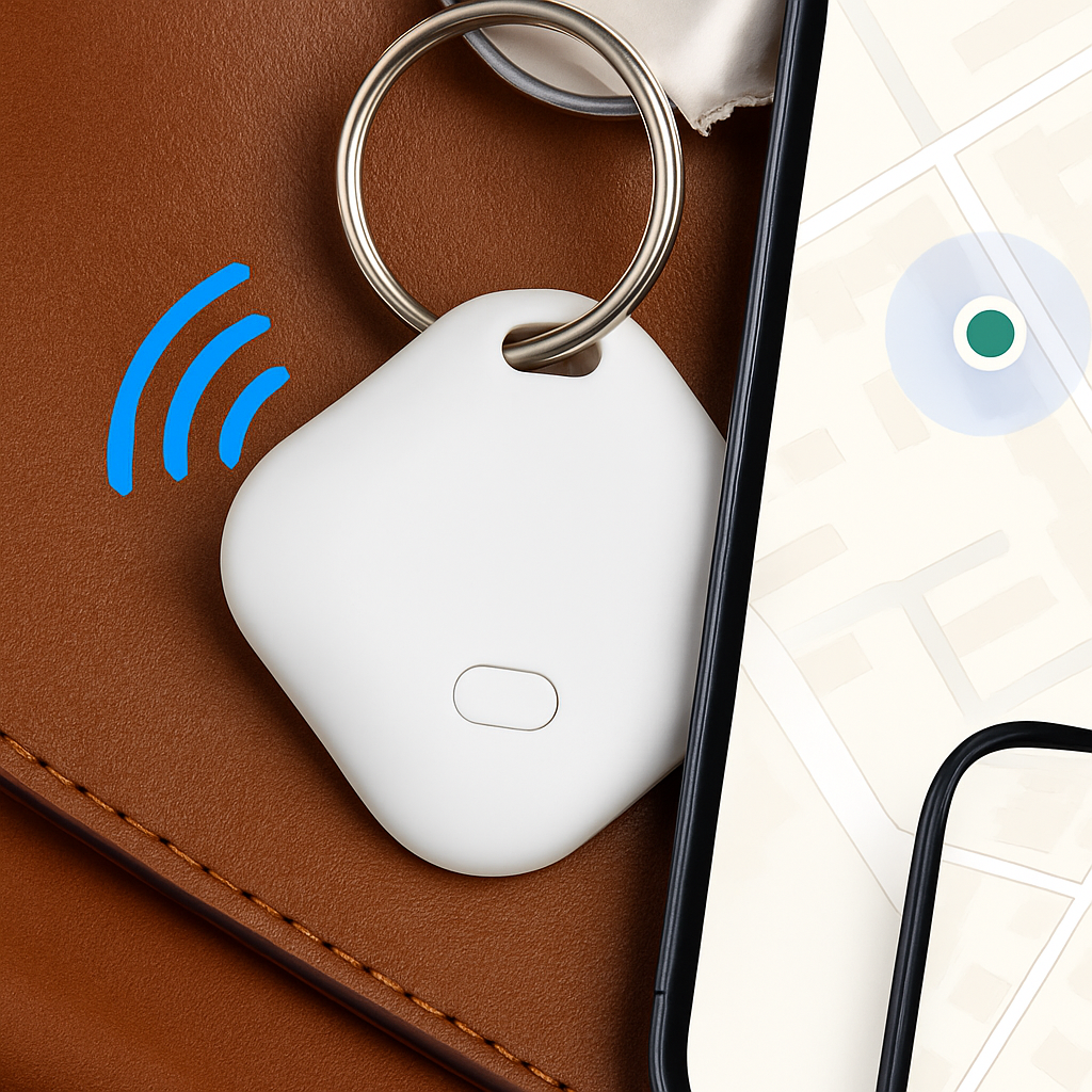 Chytrý Bluetooth vyhledávač klíčů s aktualizacemi polohy v reálném čase – kompaktní a lehký, ideální pro klíče a domácí mazlíčky 0