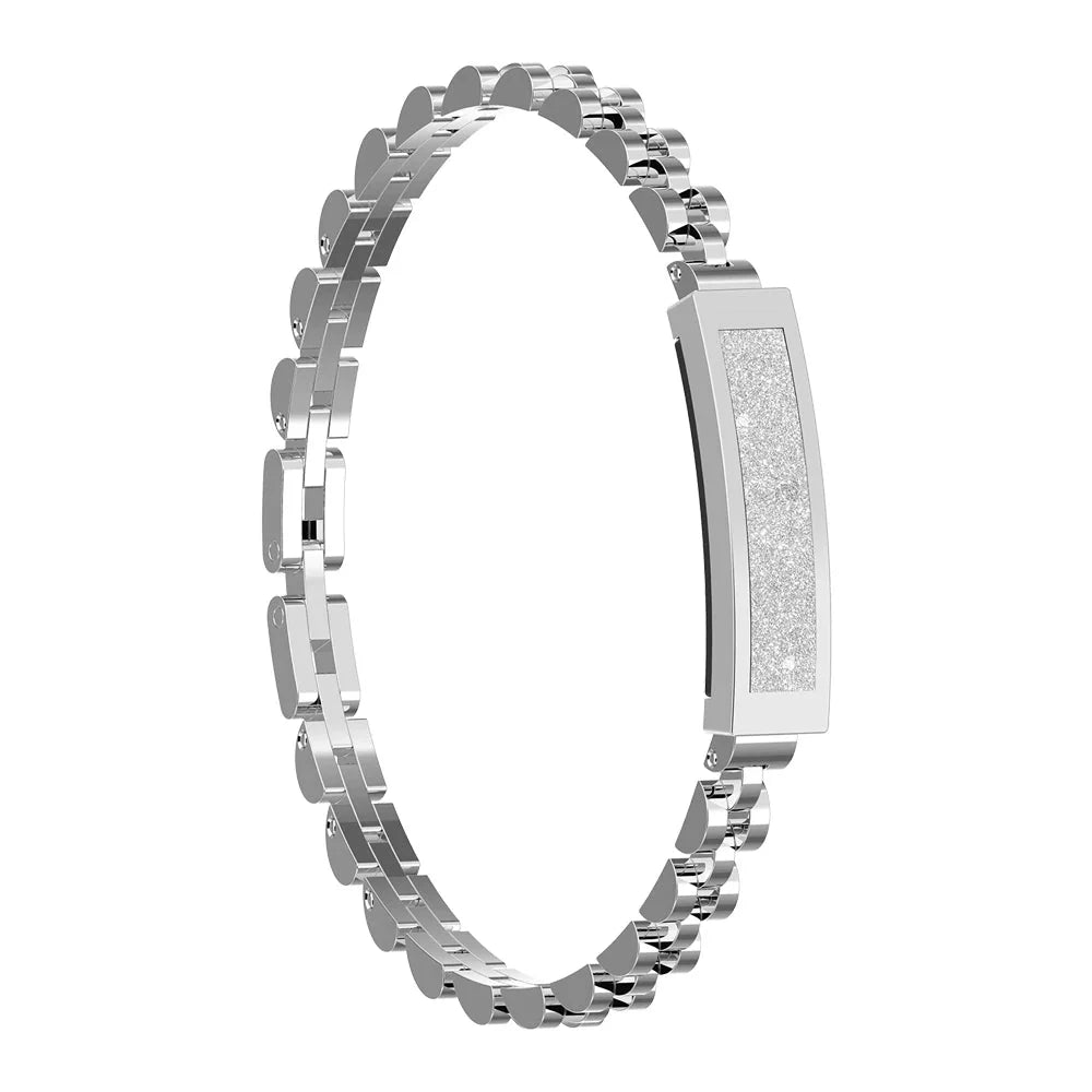 Elegantní chytrý náramek zinková slitina s monitorováním kondice, magnetickým nabíjením a IP 0