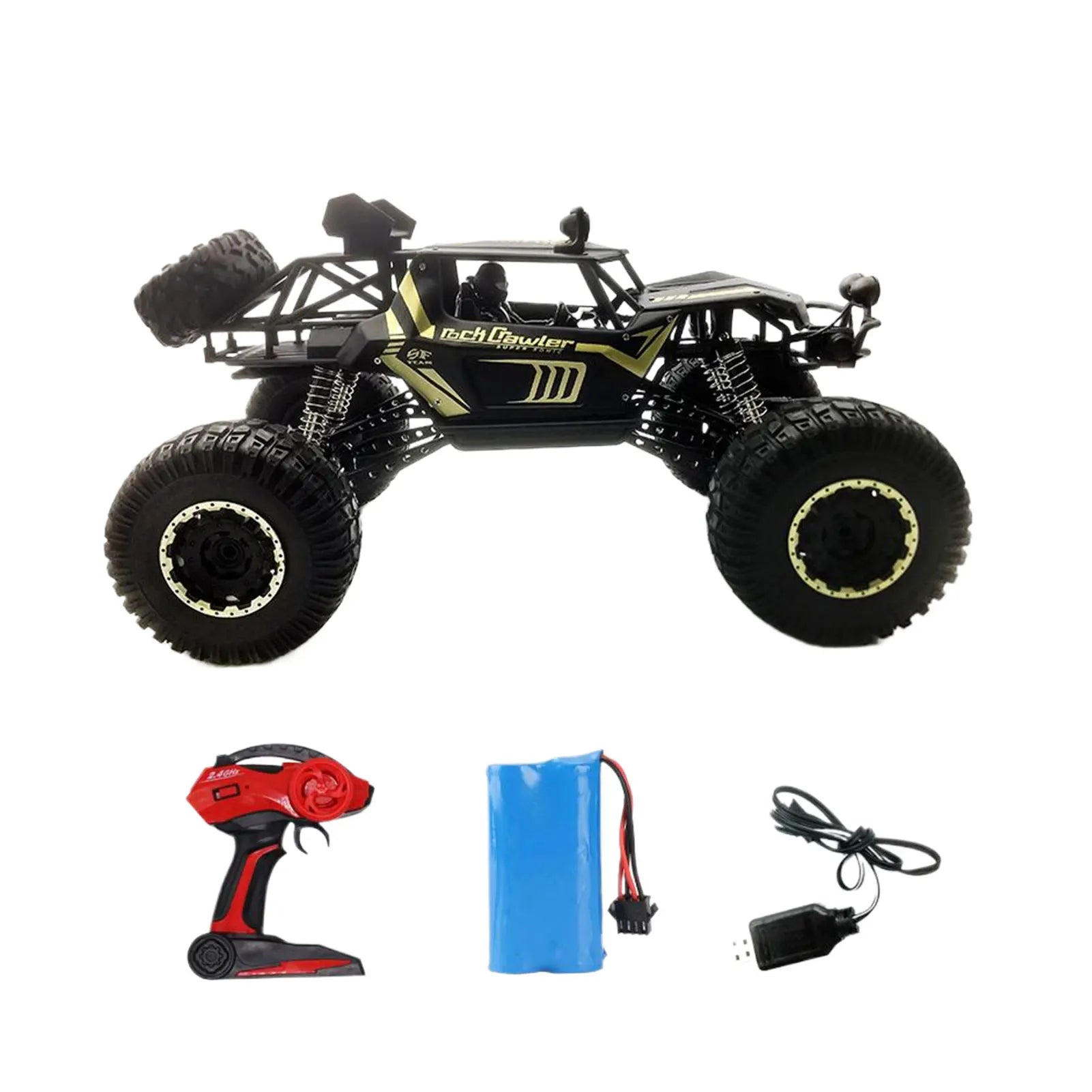 Dálkově ovládaný terénní vůz 4x4 Rock Crawler s 2,4G dálkovým ovládáním - ideální pro jízdu v terénu 0