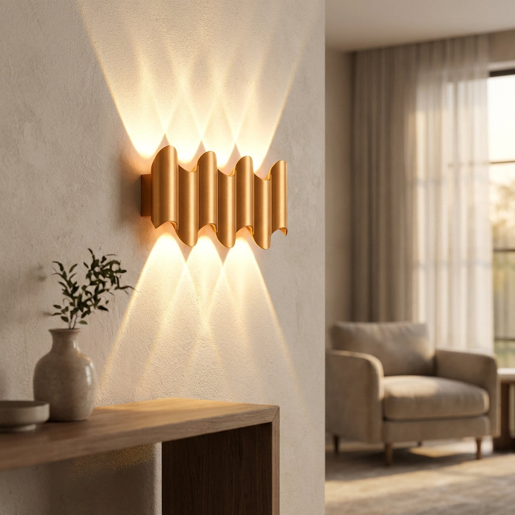 Dekorativní LED nástěnná lampa se sochařským světlem – moderní minimalistický design 1