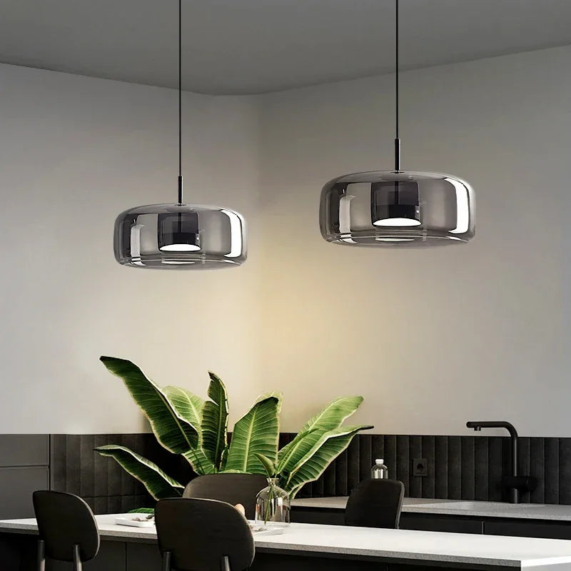 Designová lampa wisząca ze gzła 1