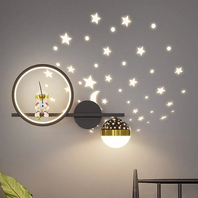 Designová nástěnná lampa do dětského interiéru 2