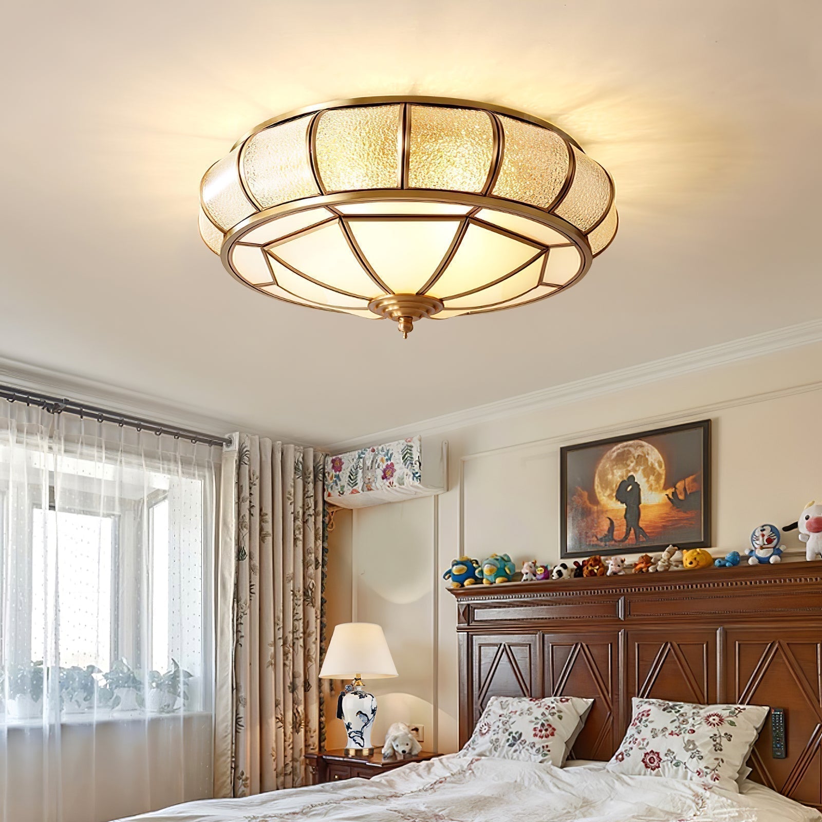 Designová stropní lampa s krystaly - elegance a útulná atmosféra 1