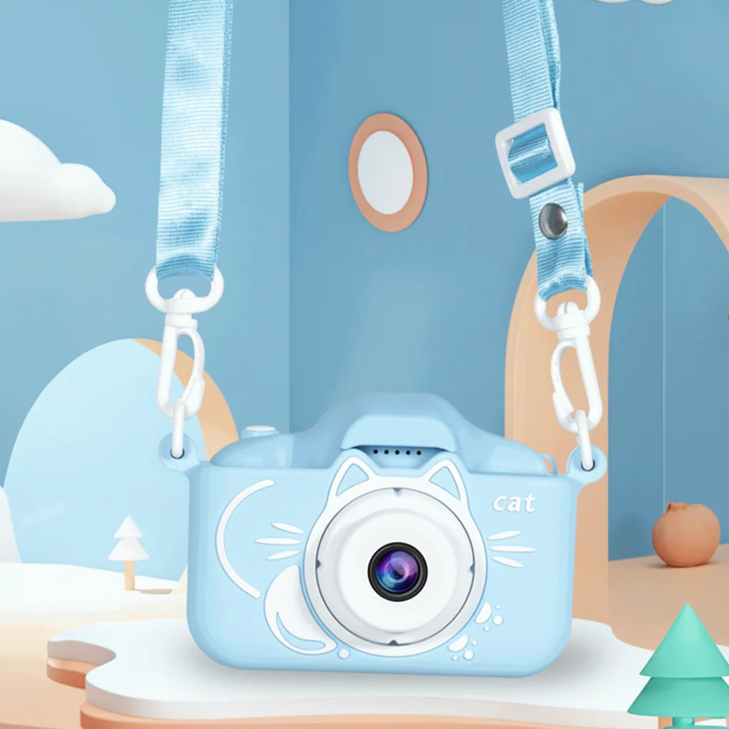 Dětský fotoaparát 12MP s HD videem, 64GB karta, odolný design, ideální pro kreativní 6