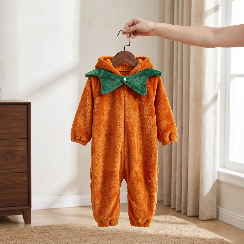 Dětský overal s kapucí a zipem z flanelového fleece, pohodlný a teplý, dostupný v dev 8